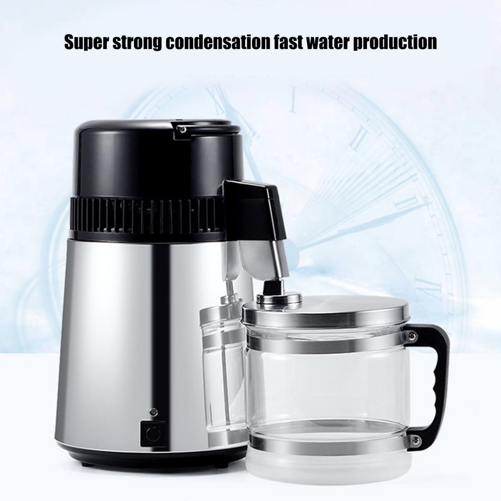 1 Gallon 4L Vattendestilleringsbehållare för Hem- och Kontorsbruk med Läcksäkert Lock Stor Kapacitet Ergonomiskt Handtag Flaska