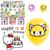 Melody Kuromi Sanrio Happy Birthday Party Decorations Set With Balloons And Cake Toppers Durable And Fun!