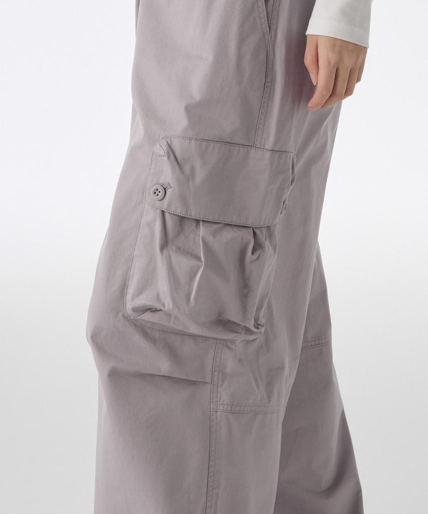MUSINSA STANDARD WOMAN Women'S Cotton Parachute Cargo Pants [Purple Grey]