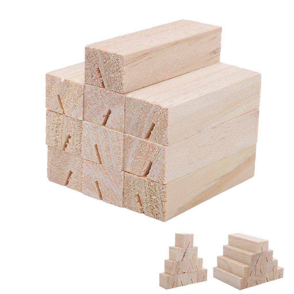 10 buc. Cartonașe de loc din lemn, lustruite manual, netede, rustice, originale, pentru petreceri