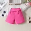2-6T Summer Baby Suit New Girls Suit Foreign-style Candy-coloured Halter Top + Shorts 2pcs