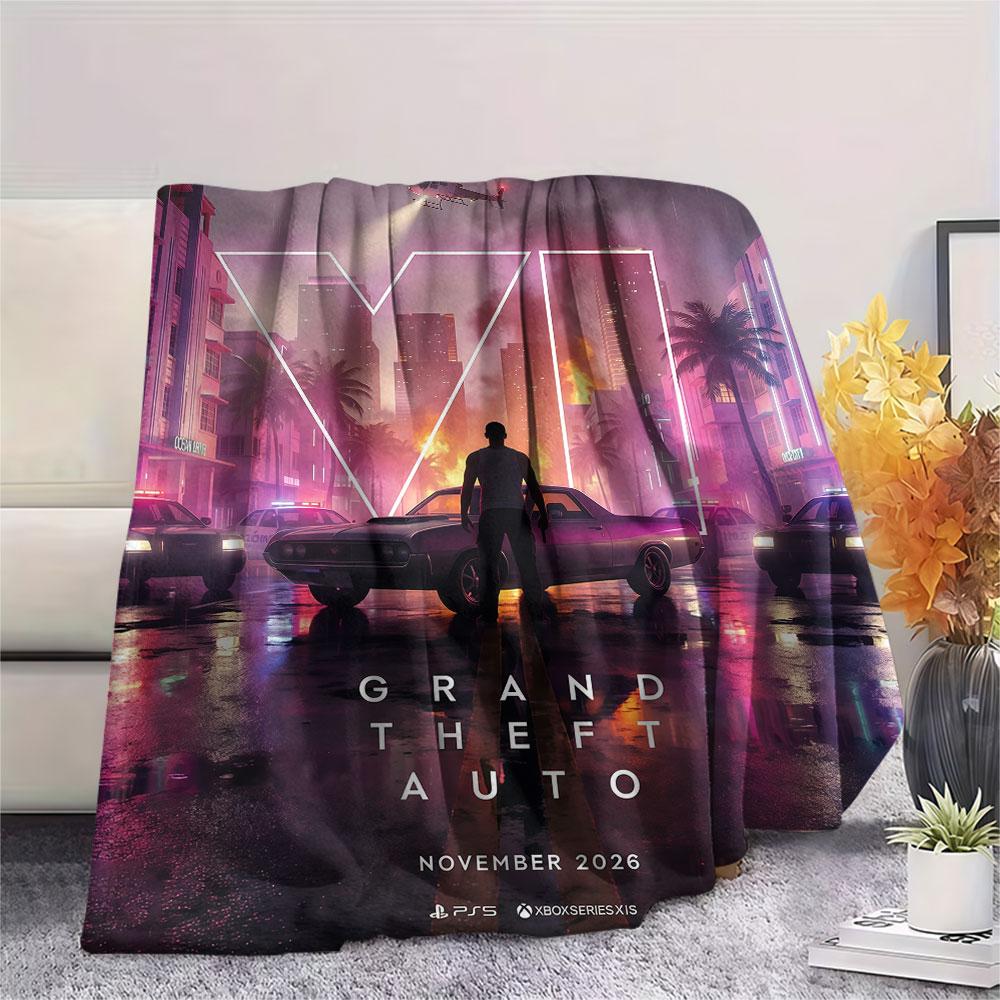 1PC GTA Glory Blanket, High quality Comfortable for All Seasons, Home Decor, Warmth and Comfort