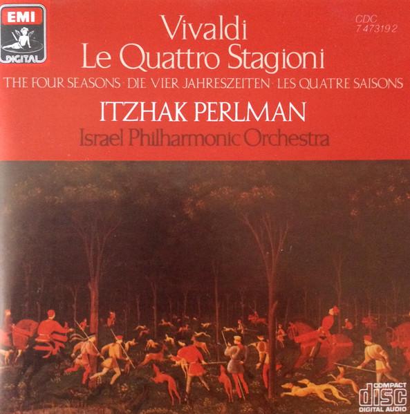

CD ITZHAK PERLMAN ISRAEL PHILHARMONIC Vivladi The Four Seasons CDC7473192 Angel Records D 1990 Europe Classical Used