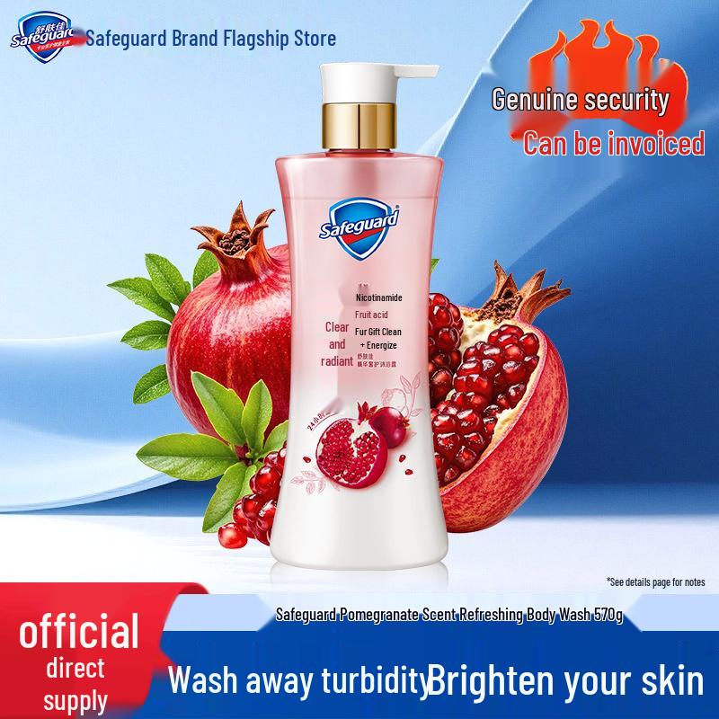 

Safeguard Pure Clear Cherry Blossom Antibacterial Body Wash 570g Pump for Hand Care