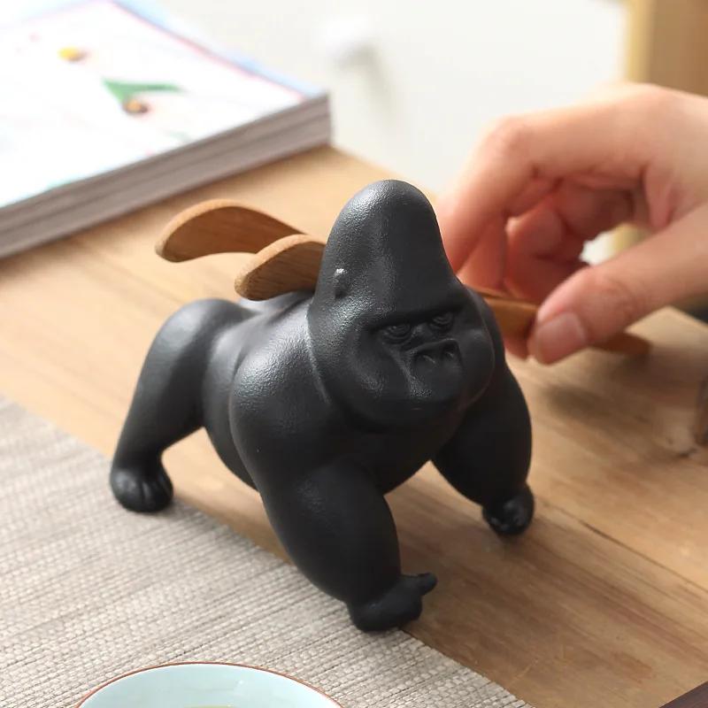 Tea Ceremony Accessories Creative Tea Pet Tea Table Ceramic Kung Fu Tea Table Diamond Personalized Tea Set Decoration