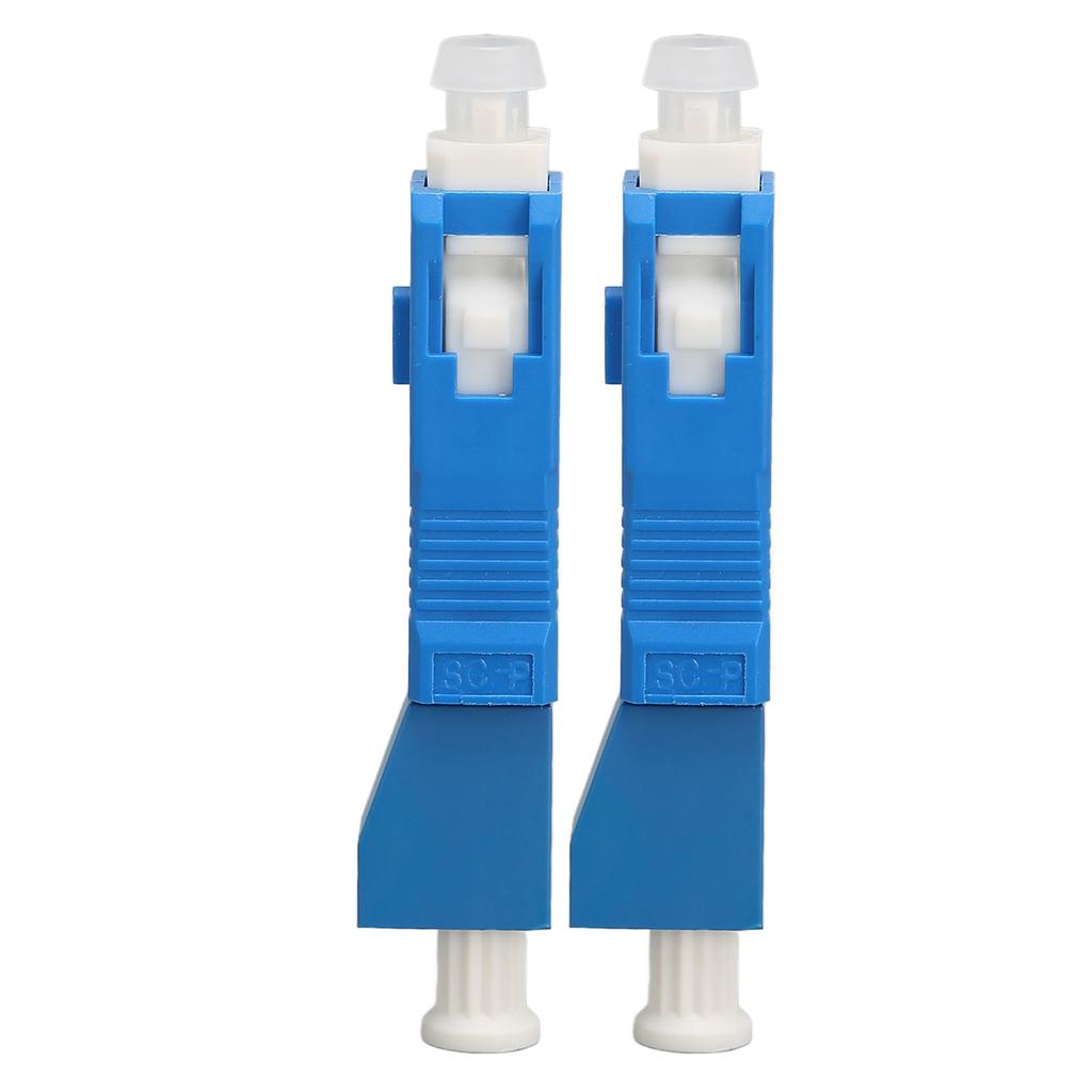 2 Stück Faseradapter SC Stecker auf LC Buchse Geringe Verluste Hohe Genauigkeit Weit verbreitet SM 9 125 Hybridadapter für CATV-Netzwerke