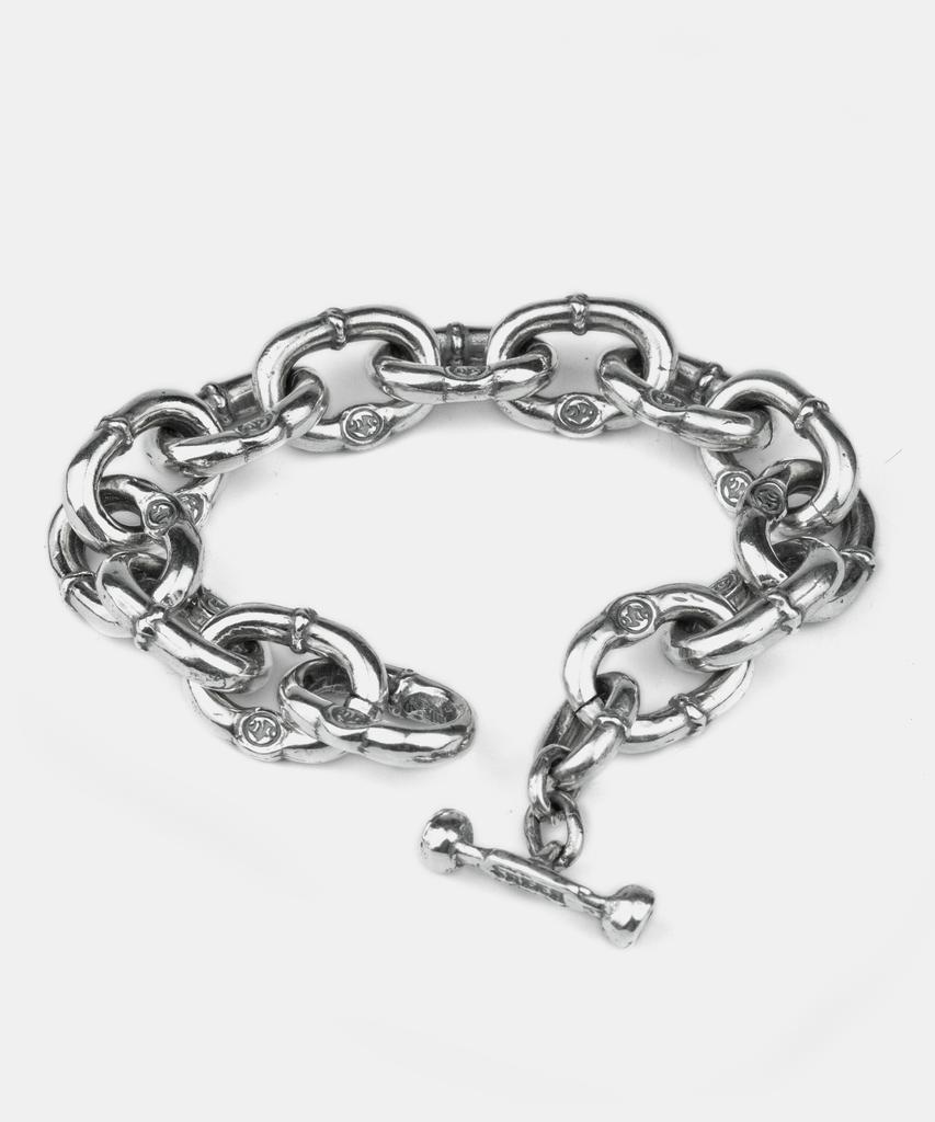 Sheen666 Anchor Silver Bracelet
