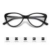 Ladies Cat Eye Myopia Glasses Vintage Square Black Large Frame Shortsighted Eyeglasses TR90 Anti Blue Rays Minus Eyewear Diopter