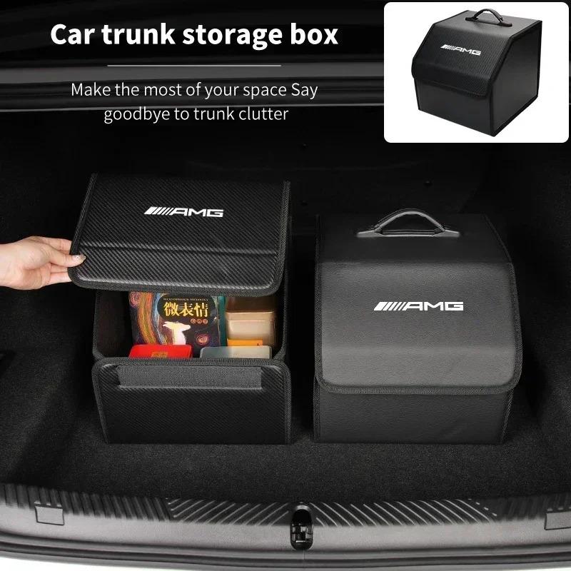 NSY2   Car Trunk Storage Bag Travel Organizer Foldable For Mercedes Benz AMG A C E Class W201 W210 W108 W204 W205 W203 W211 W124 W177