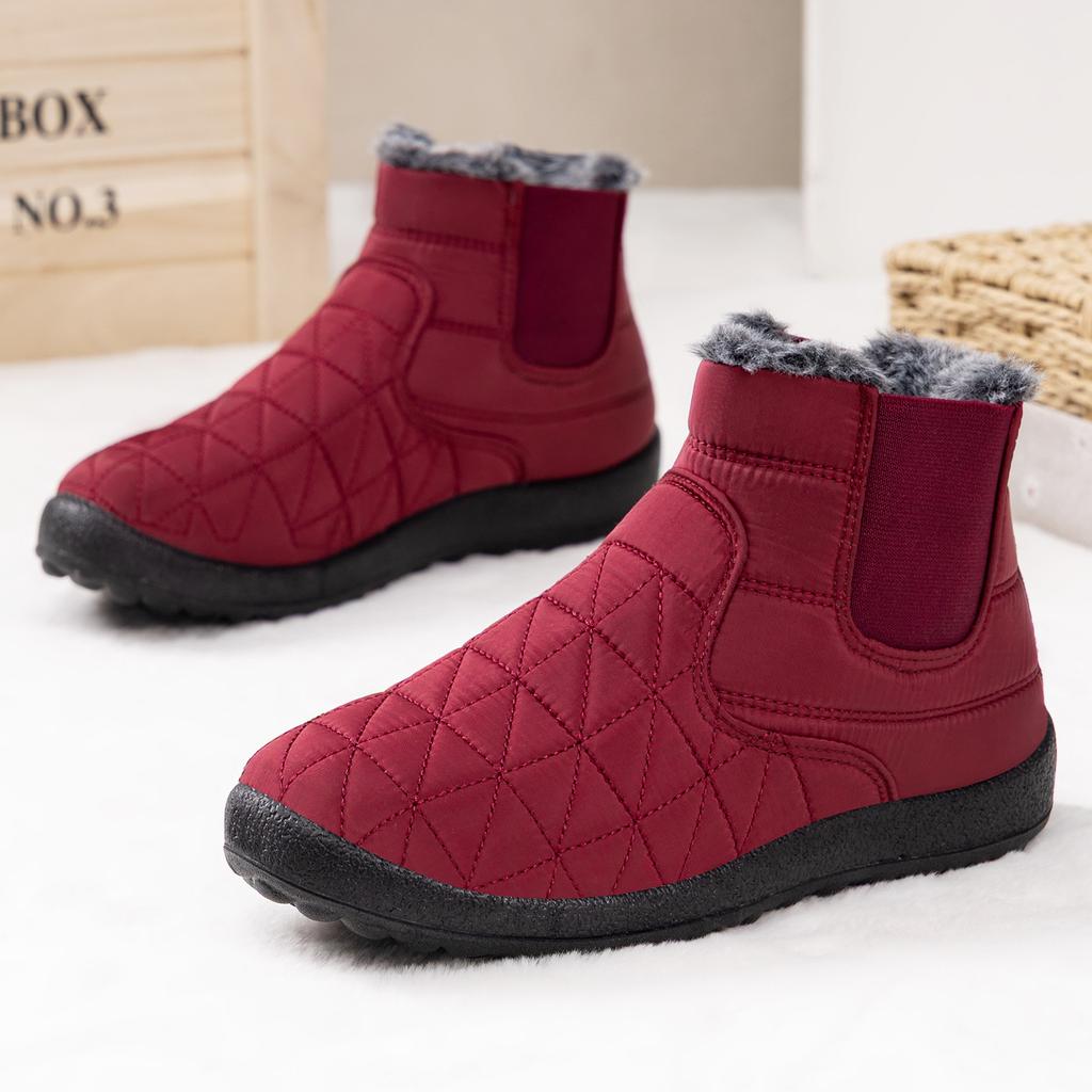 Women's shoes autumn and winter snow boots TEMU cotton shoes women's winter velvet shoes cold-proof and warm winter shoes