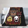 FNAF At Freddys Blanket Fleece Spring Autumn  Multi-function Ultra-Soft Throw Blanket for Sofa Travel Bedding Throws