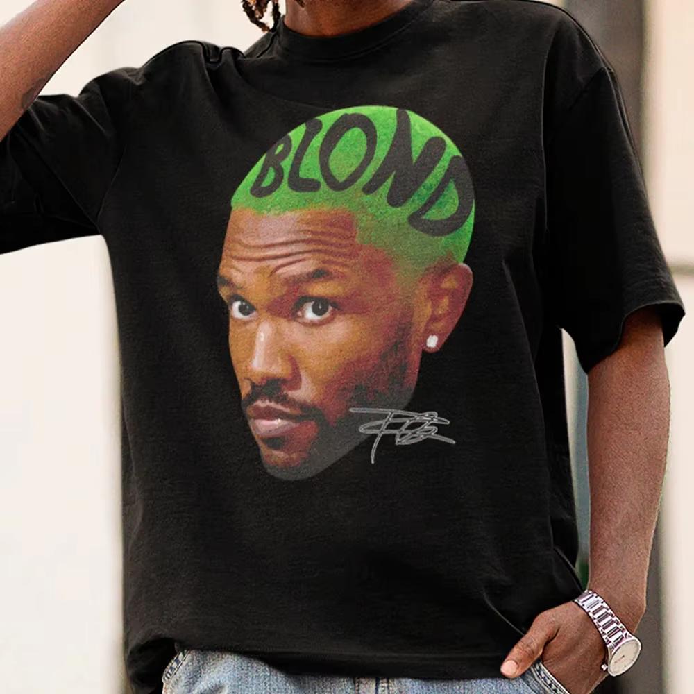 

Frank Ocean Japan Style Graphic 100cotton unisex shirt Short Sleeve Mens summer Y2k Hip Hop ONeck fashion oversized Tshirt S