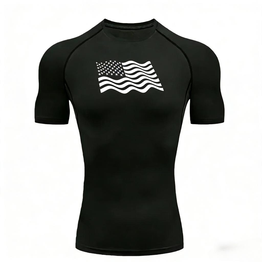 Ultra-Light Men's Sports T-shirt Fashion Training Fitness Compression Quick Dry Workout Short Sleeve Breathable Athletic Tees Gym Wear