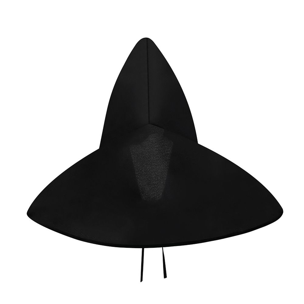 Gothic Cool Men Assassin Unisex Black Hat Cosplay Scary Costumes Headgear Halloween Cloak