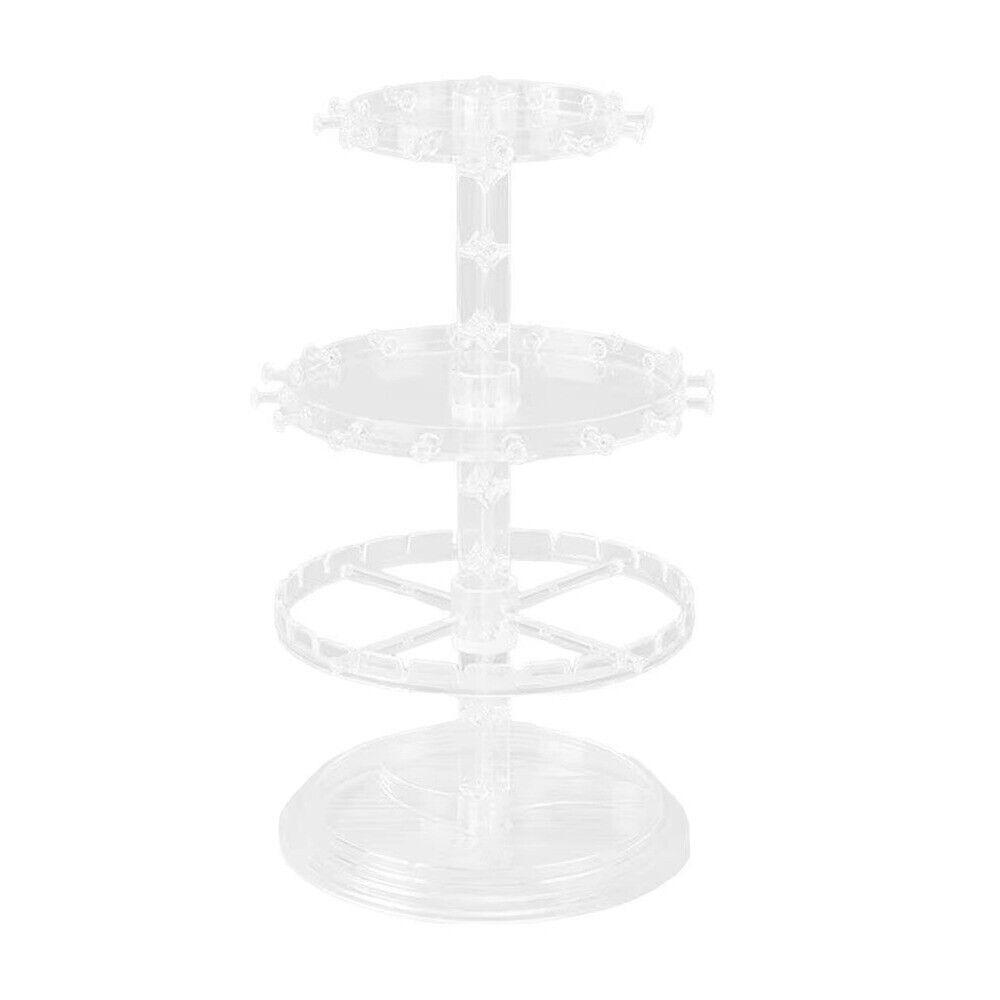 Plastic Jewelry Earring Holder 4 Layers Bracelet Holder Fashion Hair Ring Rack  Wedding