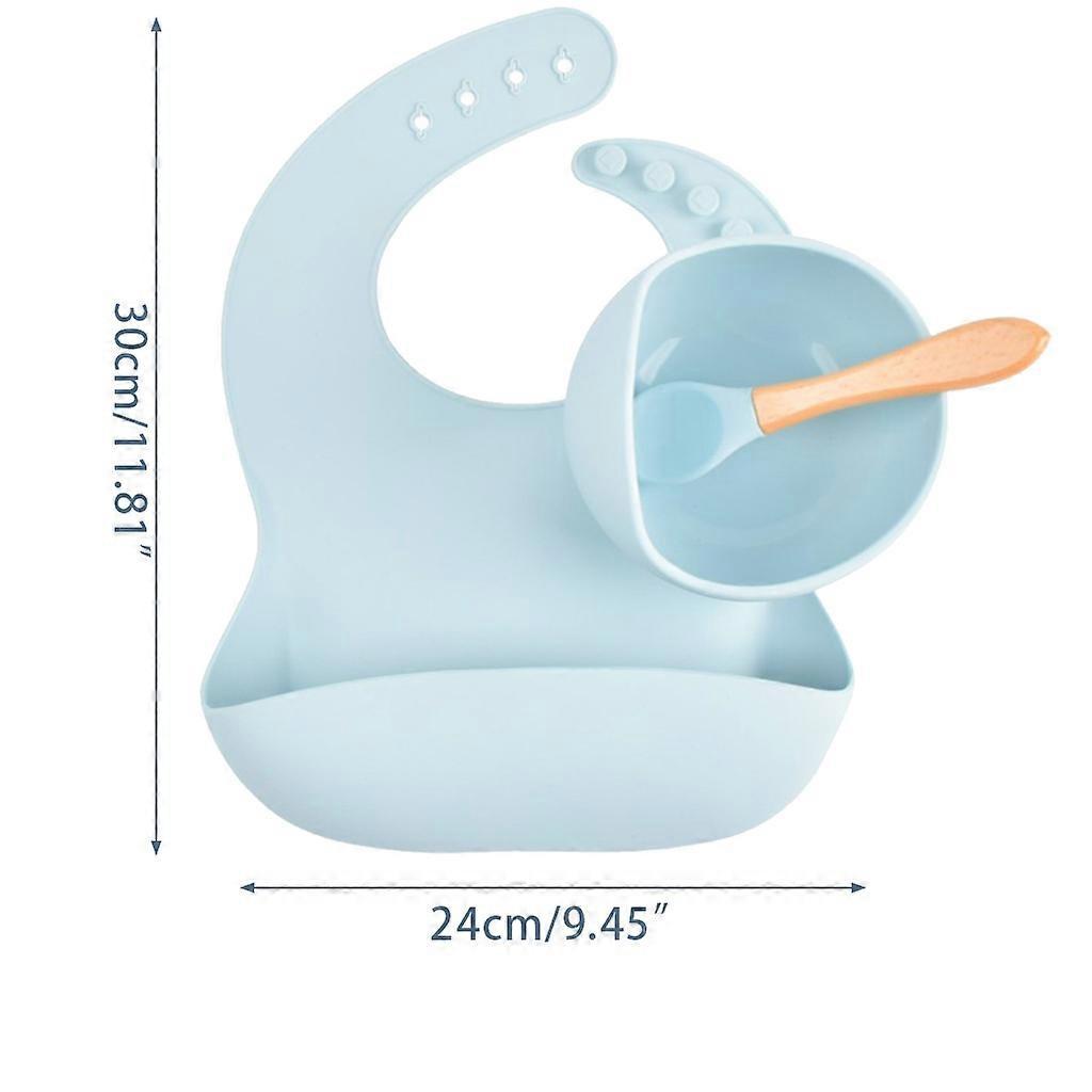4 Stück Silikon Baby Essschale Tasse Lätzchen Löffel Sets Kinder Rutschfest Saug Napf Geschirr Säugling Essen Snack Schale Lila
