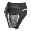 LED-Scheinwerfer + Kennzeichenhalter für KTM EXC / EXC-F / Freeride / Enduro / SMC 14-25 SW1 Tagfahrlicht schwarz