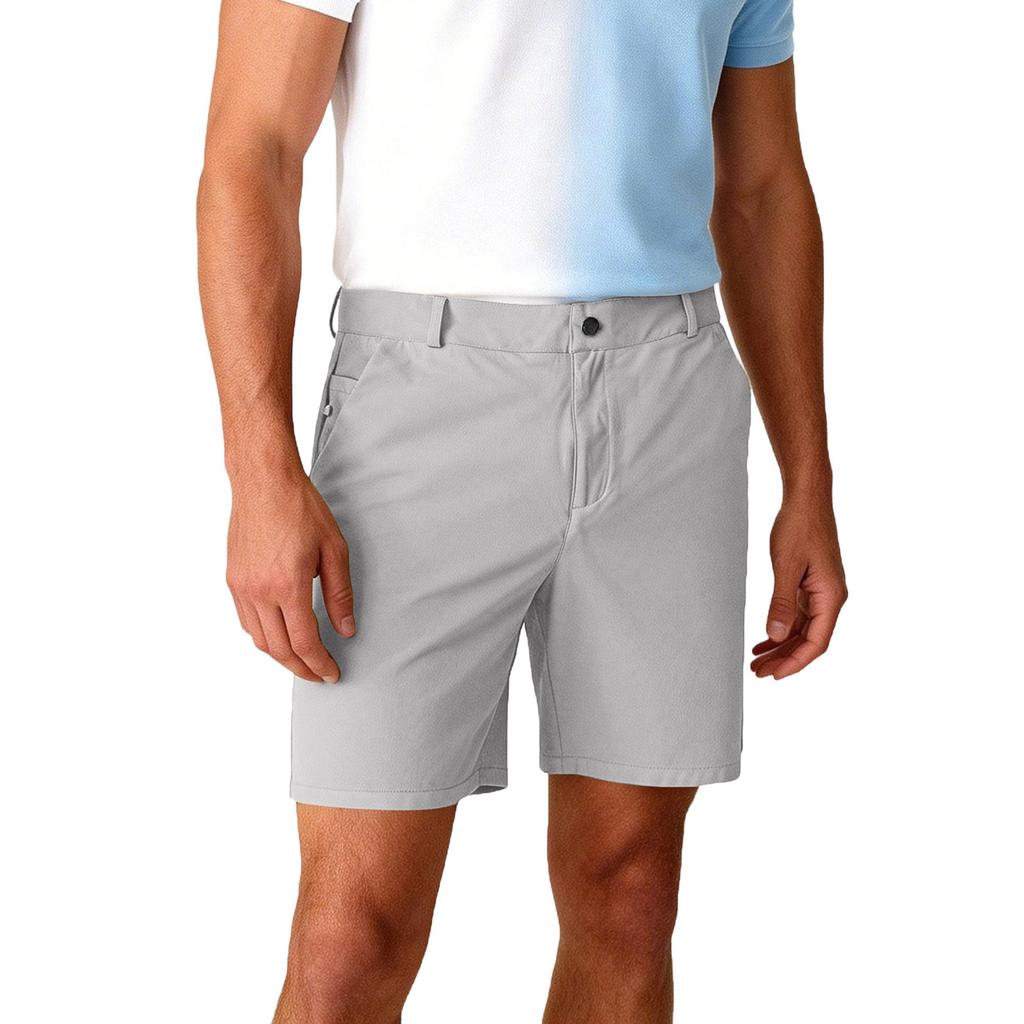 Herren-Golfshorts, Fünf-Taschen-Hose, Arbeits- und Freizeithose mit geradem Bein, Leichte und schnelltrocknende Outdoor-Sporthose