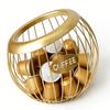 Spherical Coffee Capsule Holder Large Capacity Coffee Pod Basket Metal Wire Fruit Bowl Snack Storage for Home Kitchen