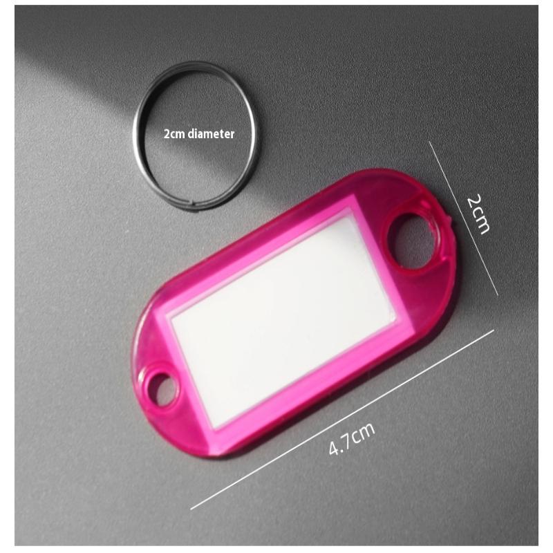 Leather Handheld Classification Key Card 10 Signboards Keychain Hanging Handheld Keychain Rentals Labels Storage Tags