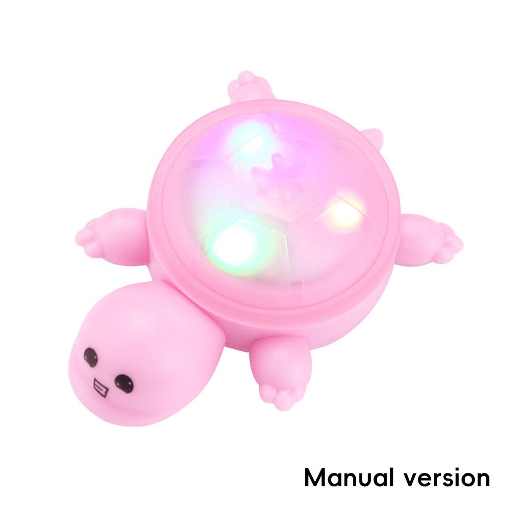 

Детский велосипед Маленькая Черепаха Предупреждающий свет Многофункциональный Красочный Долговечный Интеллектуальный датчик Ночная езда Спицевой свет Задний фонарь на сиденье Manual version розовый