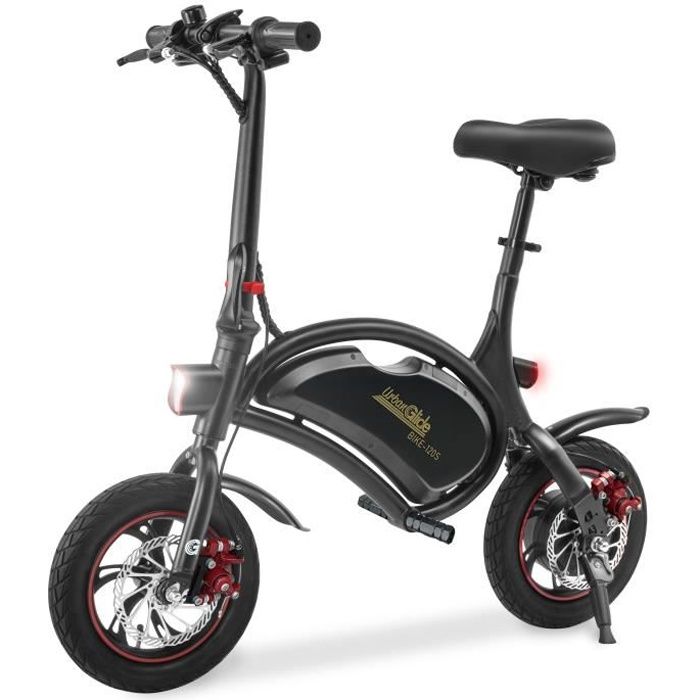Ηλεκτρικό ποδήλατο ισορροπίας - URBANGLIDE - BIKE 120S - 350 W - 12'' - Ενήλικας - Πτυσσόμενο - Μαύρο