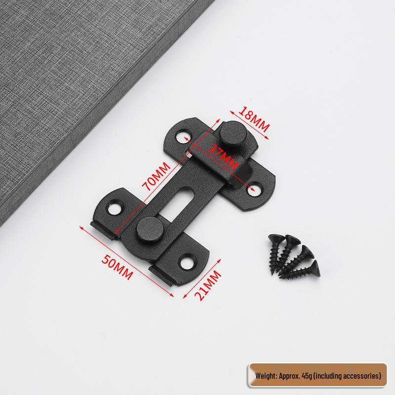 90° Stainless Steel Anti-Theft Door Latch for Barn & Pet Cage