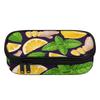 Pen Case Spacious Storage Easy Open Zipper 300D Polyester with Spacious Main Pocket Mesh Layer and Pen Slot Divider for Students