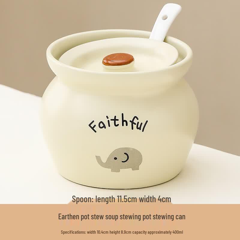 400ml Ceramic Stew Pot