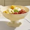 Fruit Bowl Versatile Drainage Holes Elegant Look Fruit Decorative Fruit Holder Bowl for Living Room