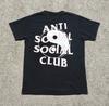Anti Social Social Club T-Shirt Herren Größe Klein Schwarz Ying Yang Whisper Unisex T-Shirt