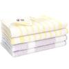 Bloom Imabari Towel Long Face Towel Natural Suitable for Indoor 32 X 110 Made In Japan 4-Piece Set, Border, Absorbent, Quick-Drying, Drying, Soft, Cm,