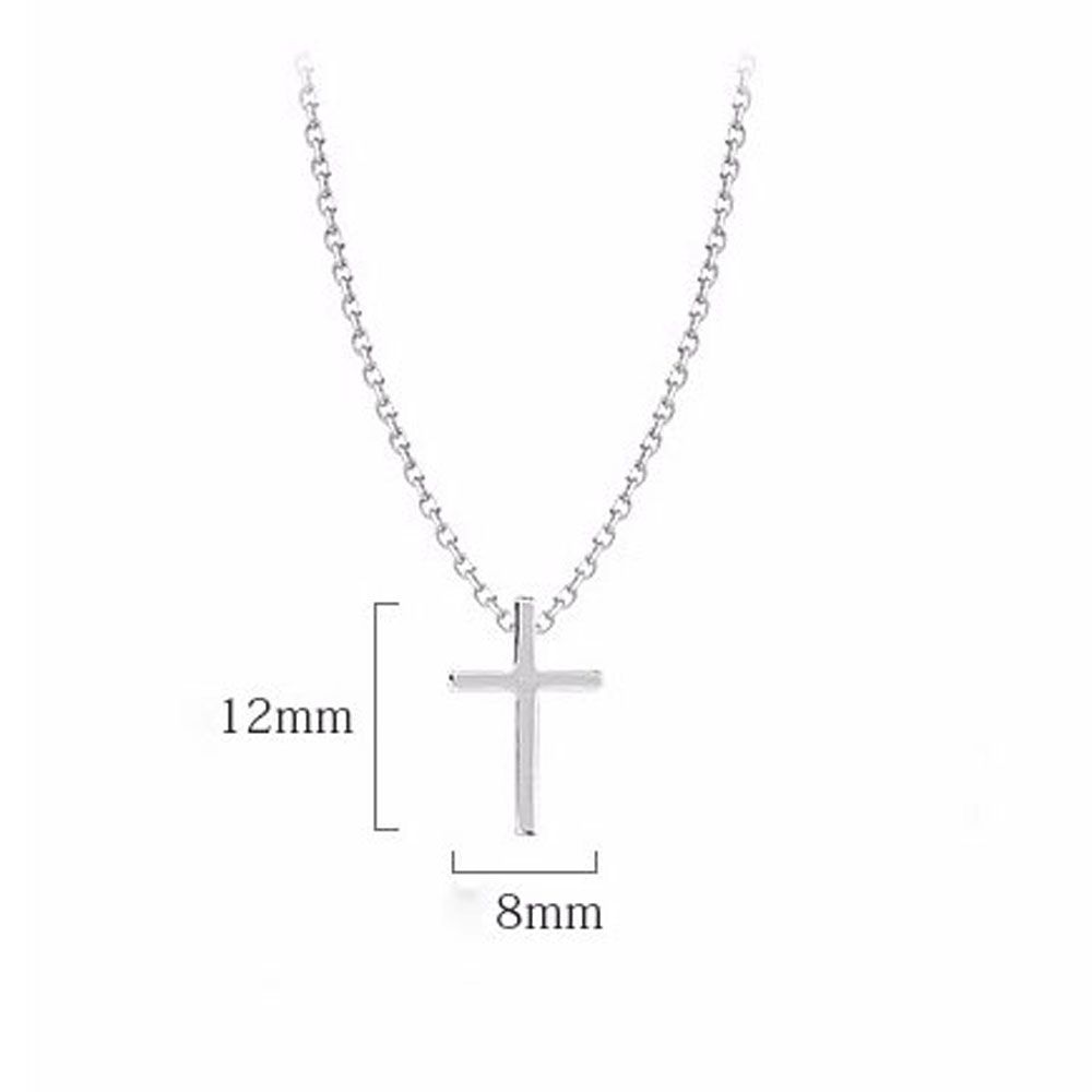 Accessories Fashion Lady Simple Gift Party Necklace Cross Pendant Clavicle Chain Jewelry
