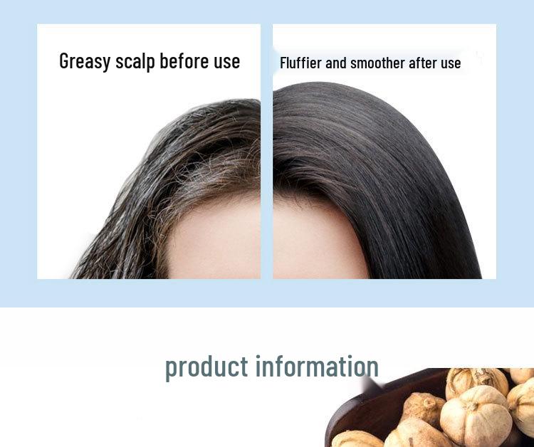 Wan Cai Ai Ma Shi 720ml Smooth & Volumizing Shampoo for Moisturizing, Refreshing, and Repairing Permed or Dyed Hair
