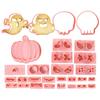 30 Pieces Cartoon Halloween Cookie Molds Large Pumpkin Ghost Skull Cookie Baking Tool Safe Gadget Supplies Decorating Tools