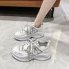 Sports Shoes Women's 2024 Spring and Summer New Trend Thick Soled Anti-Slip Wear-resisting Breathable Comfortable Sneakers