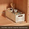 Japanese Style Collapsible Storage Basket With Large Capacity For Kitchen And Living Room Organization