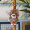 Plush Doll Keychain With Cute Cartoon Design For Backpack Decor And Accessories