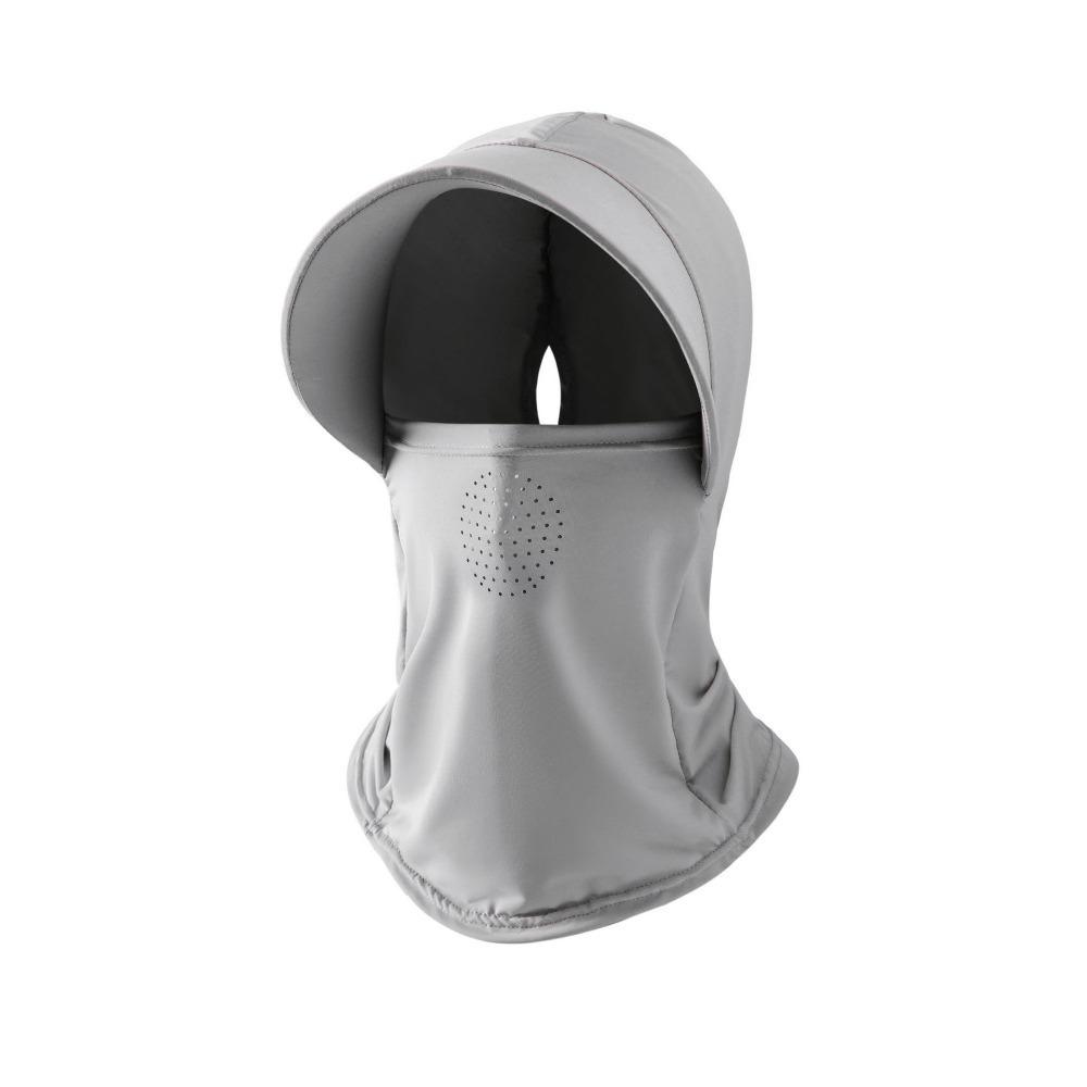 Breathable Visor Cap with Shawl Sunscreen Hat New Pullover Cap Outdoor Sports