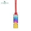 Titanium Dual-Port Survival Whistle Outdoor Emergency Hiking Camping Bird Training Waterproof Corrosion Resistant 120dB