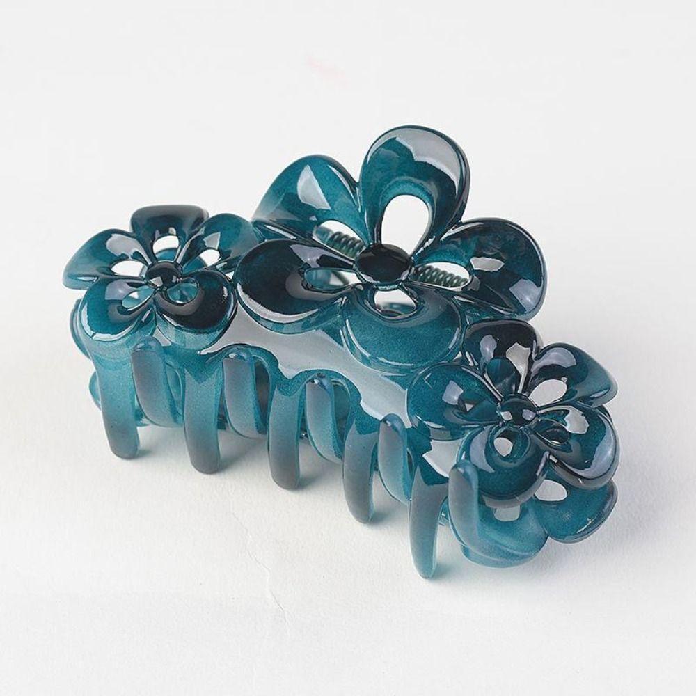 Wash Up Accessories Flower Hair Clip Sweet Hair Claw Minimalist Shark Clip  Women