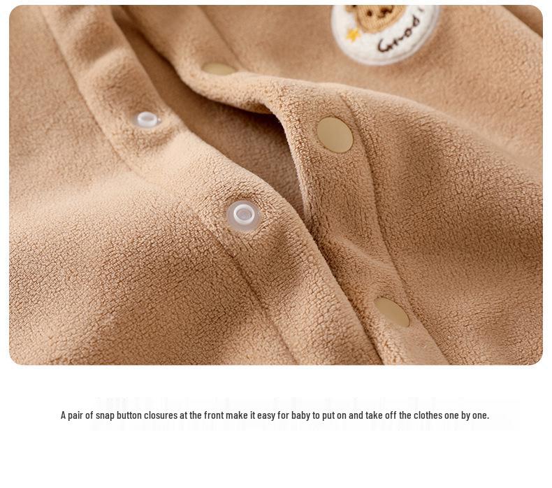 Warme Baumwollweste für Babys/Kleinkinder, mit Samtfutter, ärmelloses Oberteil für Jungen/Mädchen, Herbst/Winter.