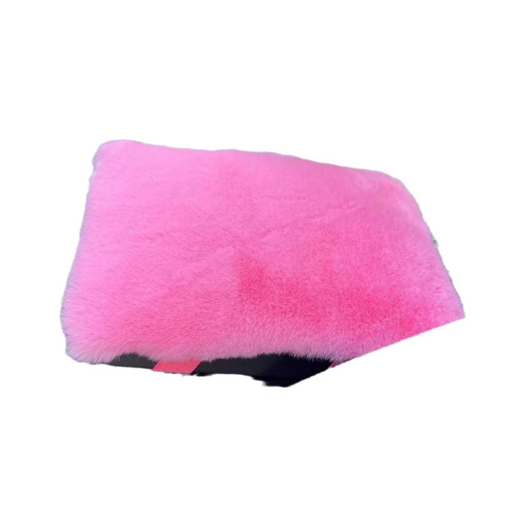 Plush Rabbit Imitation Car Armrest Pad - Universal Interior Decoration Cover