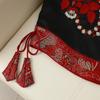 Women's Red Sleeveless Vest with Chinese Embroidery - Stylish & Versatile