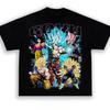 2026 New Dragon Ball Mens and Womens TShirts Son Goku Anime SpringShortSleeved Trendy Style