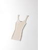 Women's Multi-Color Ribbed Knit Camisole Dress - Slimming, Stretchy, Close-Fitting, Simple Inner Wear