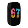 Aesthetic Pencil Case 67 Six Seven Funny Christmas 6 7 Meme Xmas Pencil Pouch School Pencil Cases Boy Girl School Supplies