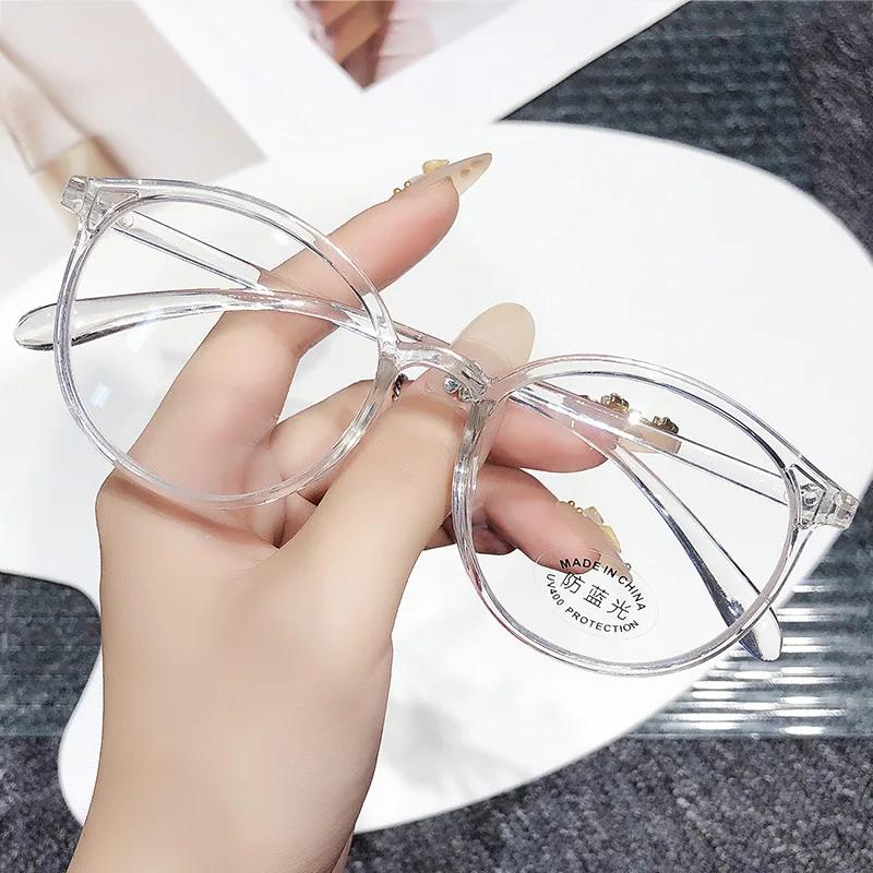 Fashion Women Anti-blue Light Glasses Men Women Transparent Computer Eyeglass Square Eyeglasses Computer Protection