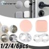 Silicone Door Stopper Handle Bumpers Transparent Anti-slip Deurstopper Can Self-adhesive Anti-shock Improveme Wall Protector Pad
