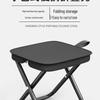 ZISIZ Outdoor Portable Folding Camping Chair & Fishing Stool